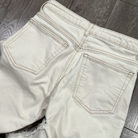 TOPSHOP Ecru Straight Jeans 28 - Picture 7 of 7